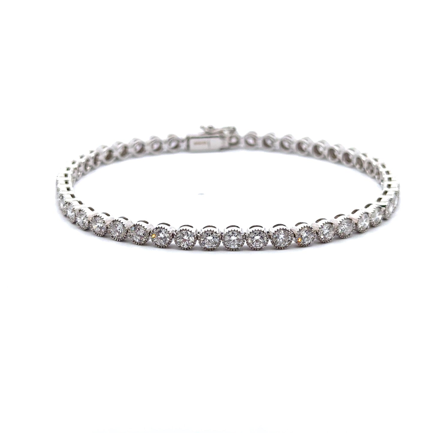 18ct White Gold Diamond Tennis Bracelet