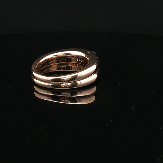 Vintage Chaumet ‘Liens’ Diamond Ring in 18ct Yellow Gold