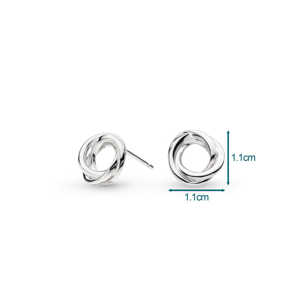 Bevel Trilogy Stud Earrings