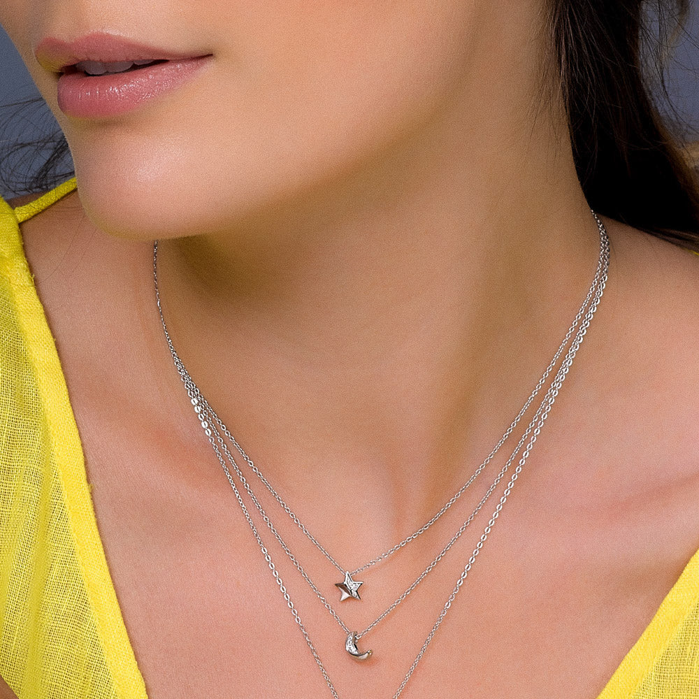 Miniatures Starlight Pavé Necklace