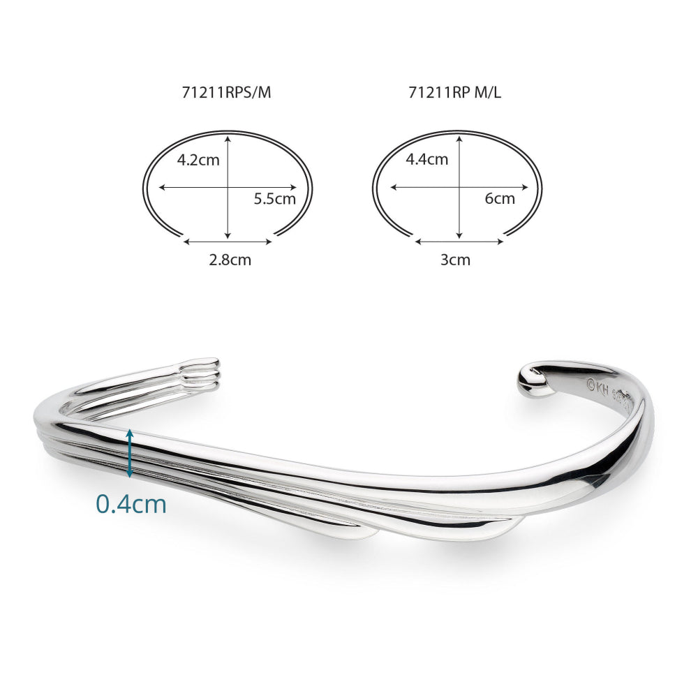 Océane Shell Wave Bangle
