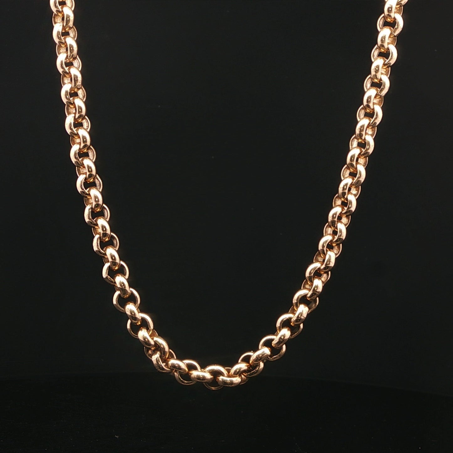 9ct Yellow Gold Belcher Chain Necklace